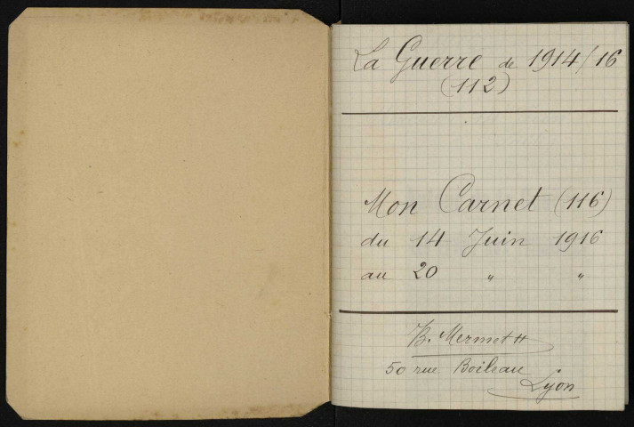 Carnet n°112.