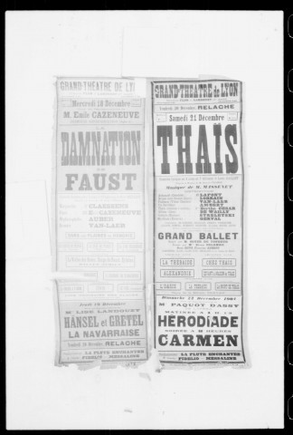 Damnation de Faust (La) : légende dramatique en cinq actes et dix tableaux. Compositeur : Hector Berlioz.