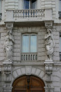 18 place Carnot, détail de la façade.