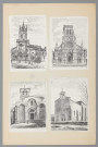 1. Eglise Notre-Dame de Feurs ; 2. Eglise Saint-Roch de Saint-Etienne ; 3. Eglise Saint-Pierre de Pouilly-lès-Feurs ; 4. Eglise.