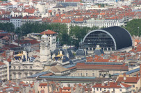 Hôtel-de-Ville et Opéra de Lyon.