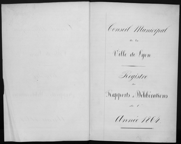 Séances de 1864.