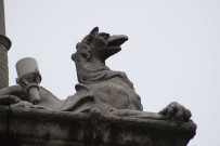 Place des Jacobins, fontaine de Gaspard André, détail des sculptures.