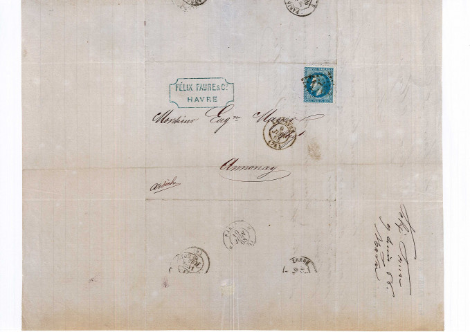 Dossier au nom de Félix Faure.