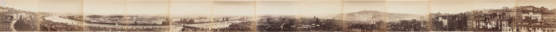 Panorama de la ville de Lyon par Armbruster.