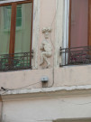 161 rue Cuvier, décors sur la façade.