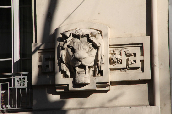 Détail de la façade.