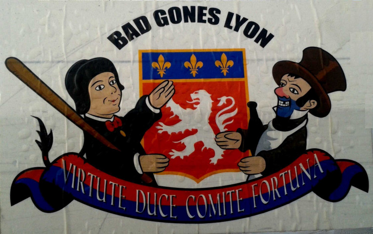 Autocollant Bad Gone de Lyon.