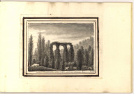 Aqueducs de Grange-Blanche dessiné d'après nature par Jh Fructus Rey.