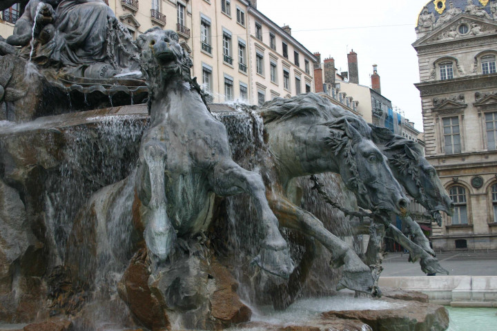 Fontaine Bartholdi, détail.