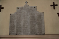 Eglise Saint-Pierre-de-Vaise, plaque commémorative des morts de 1914-1918.