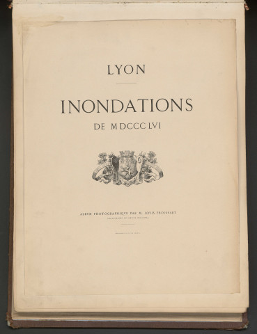 Lyon, inondations de 1856.