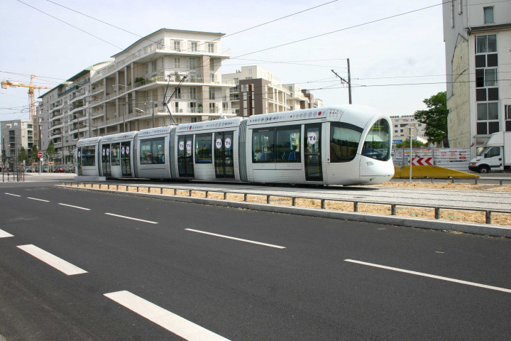Ligne de tramway T4.
