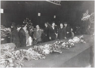 Enterrement des victimes de l'éboulement du cours d'Herbouville.