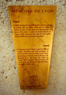 Théâtre Guignol, plaque touristique.