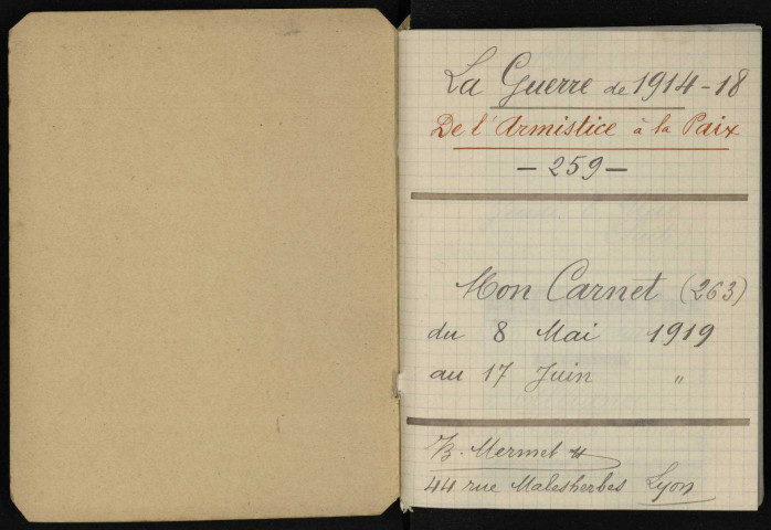 Carnet n°259.