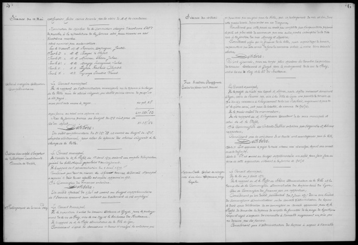Séances du 12 mai 1879 au 23 février 1880.