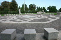Square Compas-Raison, sculpture de Serge Boyer.