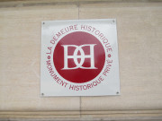 Plaque monument historique privé.