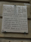 87 rue Chevreul, plaque sur le groupe-scolaire.