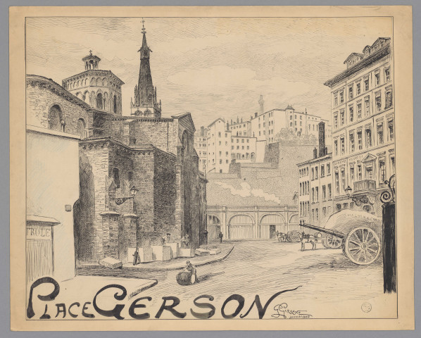 Quartier Saint-Paul : place Gerson.