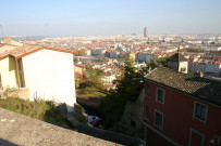 Vue panoramique de Lyon prise depuis l'Antiquaille.