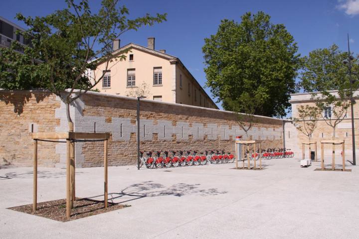 Station de vélib'.