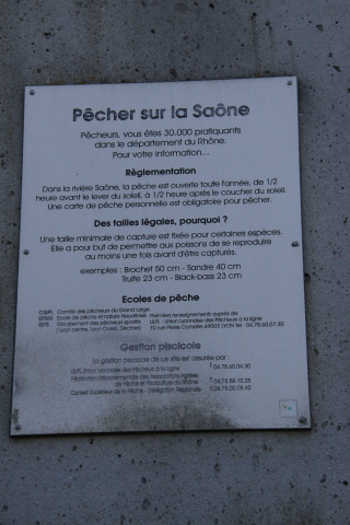 Ecole de pêche, rappel de la réglementation.