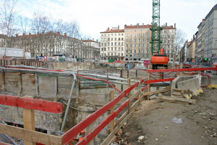 Chantier, mars 2007.