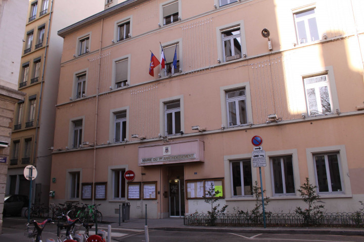 Mairie du 1er arrondissement, façade.