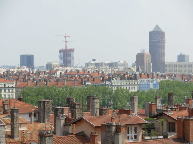 Les tours du quartier de la Part-Dieu.