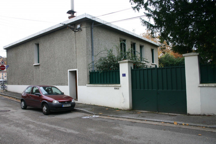 1 rue de la Mignonne, villa réalisée par Tony Garnier.