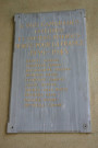 Hôpital de l'Hôtel-Dieu, intérieur, plaque commémorative.