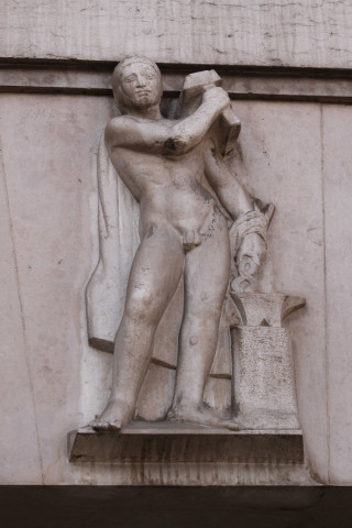 Bas-reliefs.
