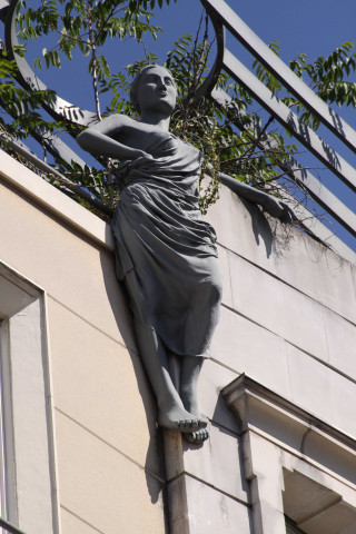 67 rue Boileau, détail de façade.
