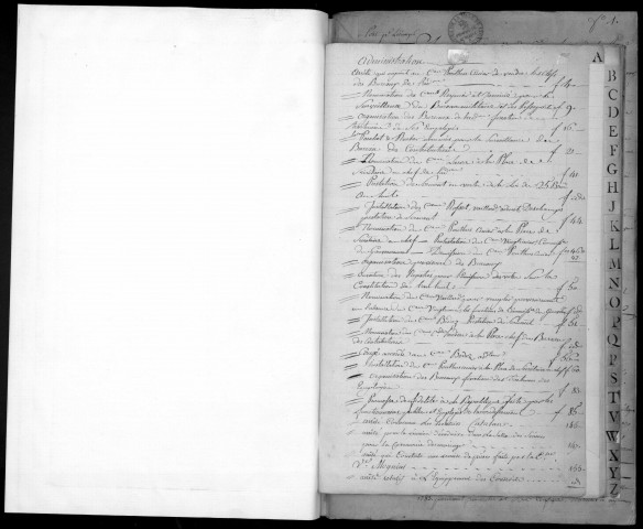 Séances du 3 vendémiaire An VIII au 23 floréal An VIII.