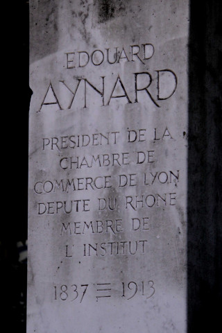Buste d'Edouard Aynard.