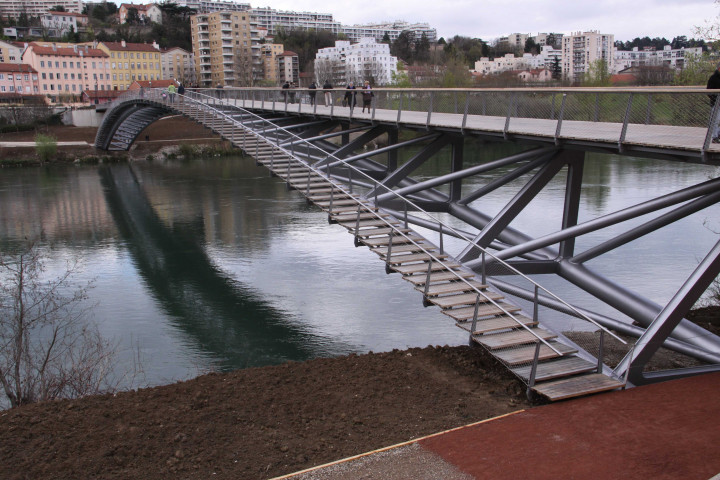 Vue de la passerelle.