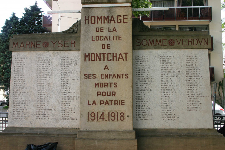 Monument aux Morts de Montchat.