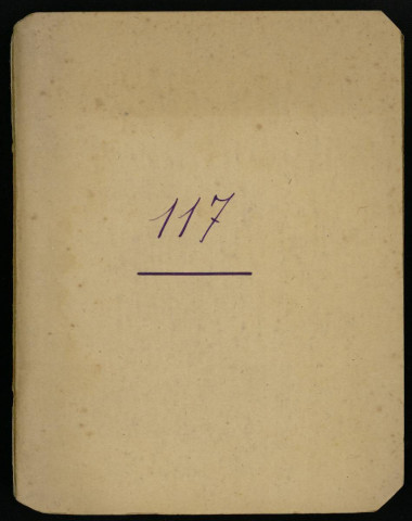 Carnet n°117.