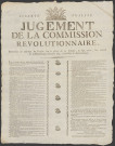 Jugement de la commission révolutionnaire de Commune Affranchie acquittant des prévenus, 7 nivôse an 2 (27 décembre 1793).