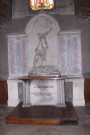 Eglise Sainte-Blandine, monument commémoratif des héros morts de 14/18 et plaques commémoratives.