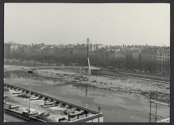 Rigueurs de l'hiver 1984-1985 à Lyon.