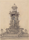 Projet de fontaine pour la place des Jacobins, à Lyon.