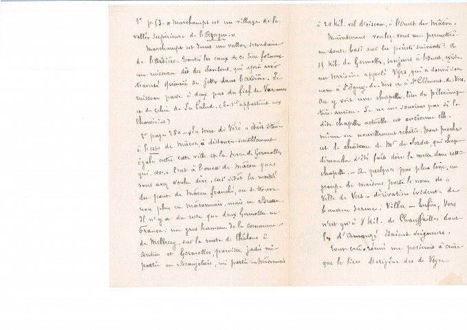 Proposition de correction de deux inexactitudes dans "Les prévôts de Fourvière" (oeuvre de 1908) et suggestion de consultation de certains cartulaires mâconnais.