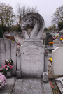 Tombe de François Brochot, président de la boucherie chevaline.