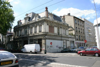 Angle nord-ouest de l'avenue Félix-Faure et de la rue Danton, bâtiments.