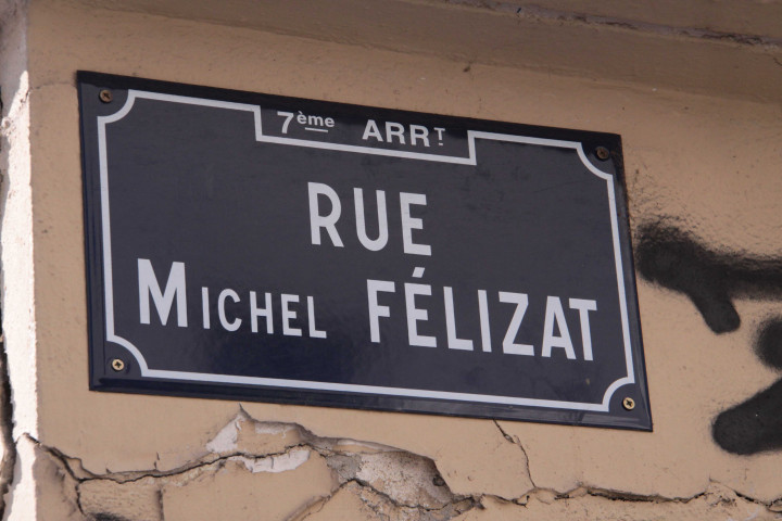 Plaque de rue.