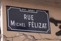 Plaque de rue.