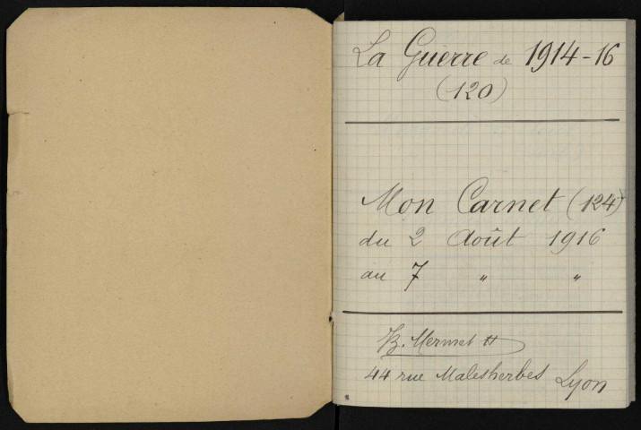 Carnet n°120.